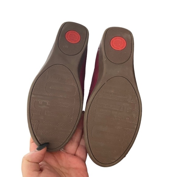 FITFLOP Sz 7.5 Petrina Dark Floral Mocca Loafers Shoes - Picture 8 of 8